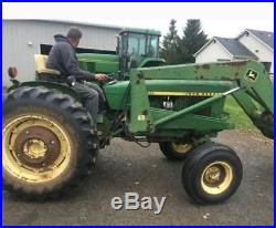 John deere 1520 utility tractor with model 48 front end loader