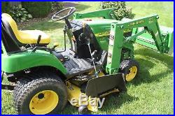 John deere 2210 tractor with loader 62 mower deck