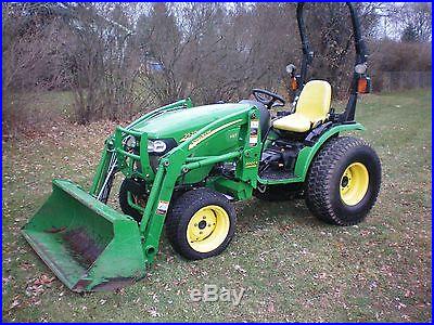 John deere tractor 2520 compact tractor / loader / mower