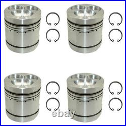 K946354 Four Pistons K206974 Fits David Brown AD6/55 Tractor Engines AD4/55T K946354 Four Pistons K206974 Fits David Brown AD6/55 Tractor Engines AD4/55T