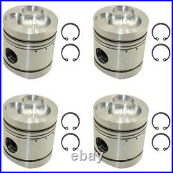 K946354 Four Pistons K206974 Fits David Brown AD6/55 Tractor Engines AD4/55T K946354 Four Pistons K206974 Fits David Brown AD6/55 Tractor Engines AD4/55T