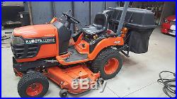 KUBOTA BX1500 With 54 DECK, PTO BAGGER, PTO SNOW BLOWER 4X4