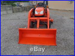 KUBOTA BX1860 4WD TRACTOR LOADER With BELLY MOWER 2013 With52HRS