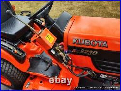 KUBOTA BX2230 D DIESEL Compact Tractor 60' Mid Deck Mower 4WD Hydro Loader Valve