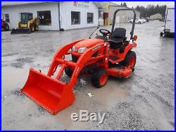 KUBOTA BX2360 4X4 TRACTOR WithLA243 LOADER & 60 MOWER DECK, HYDRO, 520 HRS