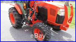 KUBOTA GRAND L4060 4X4 COMPACT UTILITY CAB TRACTOR With LOADER HYDRO ONLY 250 HRS