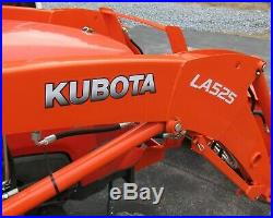 KUBOTA L2501 TRACTOR WITH LA525 LOADER and fork lift attachment