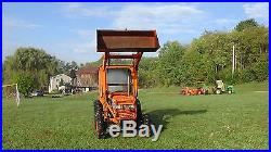 Kubota L3350 4x4 Tractor With Loader, Cab, And Backhoe