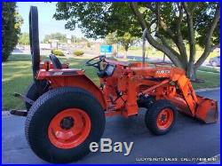 KUBOTA L3650 GST Tractor LA650 Loader 60 Bucket 3497Hrs 4WD DIESEL 40HP NICE