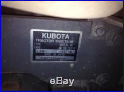 Kubota L39 Backhoe Loader Hoe Track Hoe Three Point Hitch 4wd