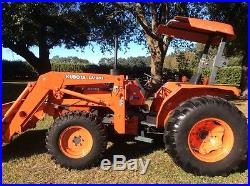 KUBOTA M5700 4x4 TRACTOR LOADER, SHUTTLE, 60+ hp Low Hrs 667