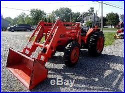 KUBOTA M6800 TRACTOR With LOADER. 4X4. ONLY 1310 HRS. VERY CLEAN UNIT! RUNS GREAT