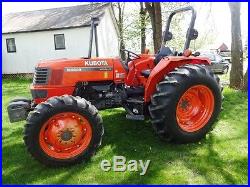 KUBOTA M6800 UTILITY SPECIAL COMPACT TRACTOR. 4X4. DUAL HYD. 1300 HRS. NICE UNIT