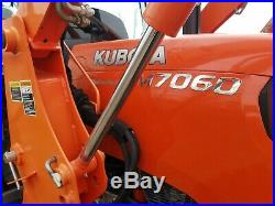 KUBOTA M7060 4x4 loader tractor 71hp cab tractor hydraulic shuttle farm tractor