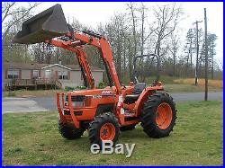 KUBOTA Mx 5000 4 WHEEL DRIVE LOADER TRACTOR ONLY 1134 hours