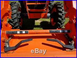 KUBOTA m5040 4x4 loader tractor with HD 10' brush hog. FREE DELIVERY