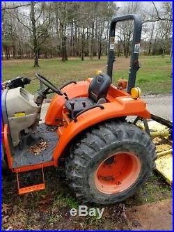 Kioti 4WD 35, 40 Tractor with Bushhog included 436 hrs