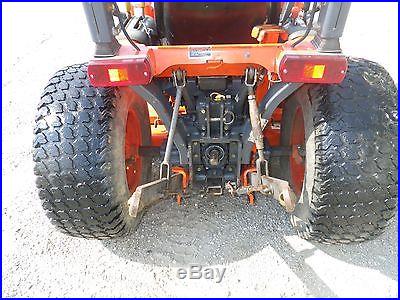 Kubota B1700 Backhoe 4X4 Tractor Loader Lawn Belly Mower John Deere 110 L39