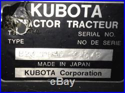 Kubota B2320 Compact Tractor, 1429 hrs, 60 mid mower, 4WD, 23 HP, Hydrostatic