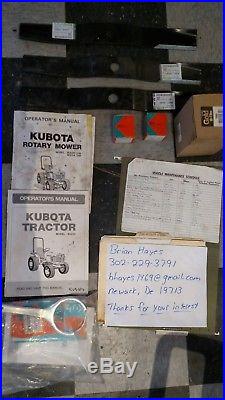 Kubota B2410 Diesel Compact Tractor Mower