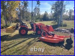 Kubota B2601 4WD With Attachments. Only 75hrs On It
