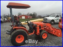 Kubota B2630 4x4 Hydro Compact Tractor With Loader