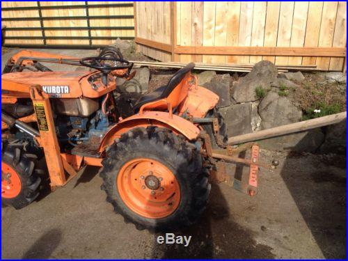 Kubota B7100 4wd Tractor With Front Loader
