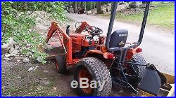 Kubota B7200 tractor 4x4 HST with loader, good condition