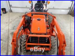 Kubota B7500 Tractor, 4WD, Hydro, LA302 Front Loader, 54in Belly Mower, 377 Hrs