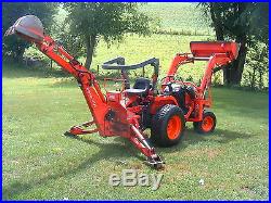Kubota B7510 Tractor with Kubota Front End Loader and Backhoe LOW RESERVE