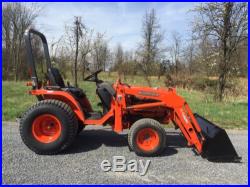 Kubota B7610 4x4 Compact Tractor /loader Low Hours! Cheap Shipping Rates