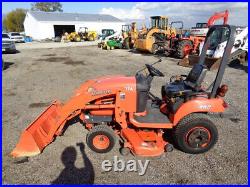 Kubota BX1850 Tractor, 4WD, Hydro, LA203 Front Loader, Belly Mower, 1,286 Hours