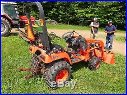 Kubota BX2230 Compact Tractor Loader RUNS MINT LOW HRS! 4x4 4WD Diesel PTO