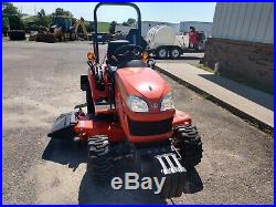 Kubota BX2350 4X4 Farm Tractor 60 Belly Mower 299 Hrs 1 owner clean rear blade