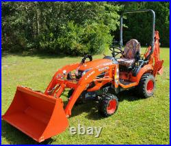 Kubota BX23S Tractor Loader Backhoe 94 hours, with accessories and attachments