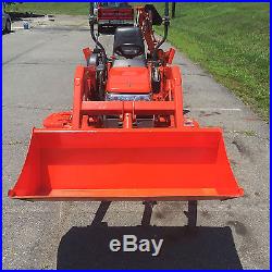 Kubota BX23 Compact Tractor ONLY 16 HOURS 4x4 Loader BackHoe Mower Diesel Hydro