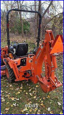 Kubota BX25D 4wd Tractor Loader Backhoe 60 mower 790 Hrs. Very nice condition