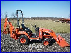 Kubota BX25D tractor/loader/backhoe, 4WD, Hydro, R4 tires, 23HP Diesel, 568 hrs