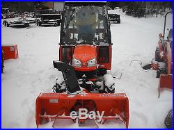 Kubota BX2660 4x4 Cab Snowblower Compact Tractor 260 Hours