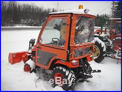 Kubota BX2660 4x4 Cab Snowblower Compact Tractor 260 Hours
