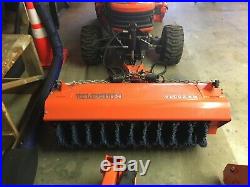 Kubota BX-2370 Tractor with Loader, Plow and Sweeper