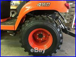Kubota BX-2370 Tractor with Loader, Plow and Sweeper