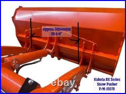 Kubota BX Snowpusher (snow pusher only, does not include the BX24 tractor)