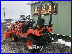 Kubota Bx1500d Hst 4x4 Compact Tractor /loader Belly Mower Cheap Shipping