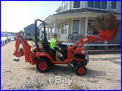 Kubota Bx25d Tractor With Loader And Backhoe