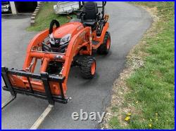 Kubota Bx 2680 161 Hours In Excellent Shape 60 Inch Mowing Deck La344 Loader