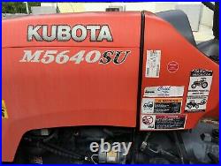 Kubota Diesel Tractor M5640su 2011 Low Hours