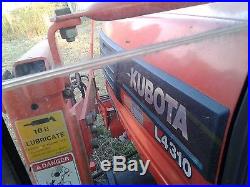 Kubota Grand L4310 43 H. P. 4WD tractor, cab, A/C, loader with quick Tach