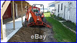 Kubota L2350 4wd tractor with loader and backhoe 450hrs