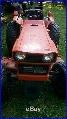 Kubota L235 Diesel Tractor 4wd with Belly Mower and 3 Point Hitch Low Hours